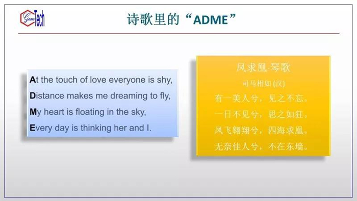 诗歌里的“ADME”