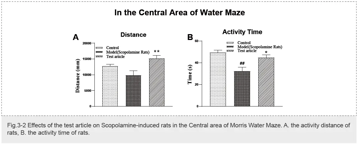供试品对东莨菪碱诱导的大鼠抗阿尔茨海默病的影响（临床II期I类新型抗阿尔茨海默病药物；Morris水迷宫试验）-4.webp